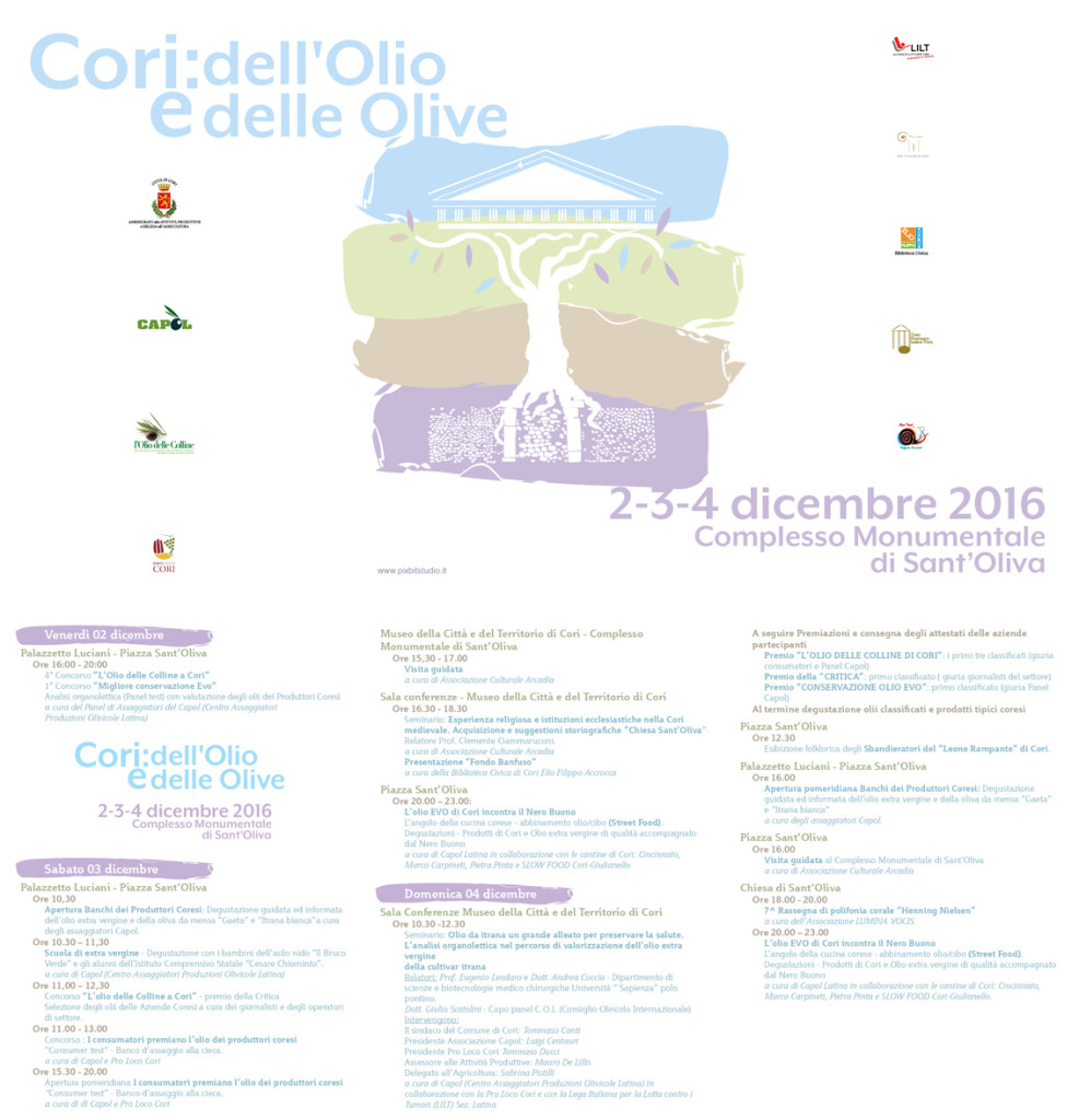 Programma Cori dell'olio e delle olive