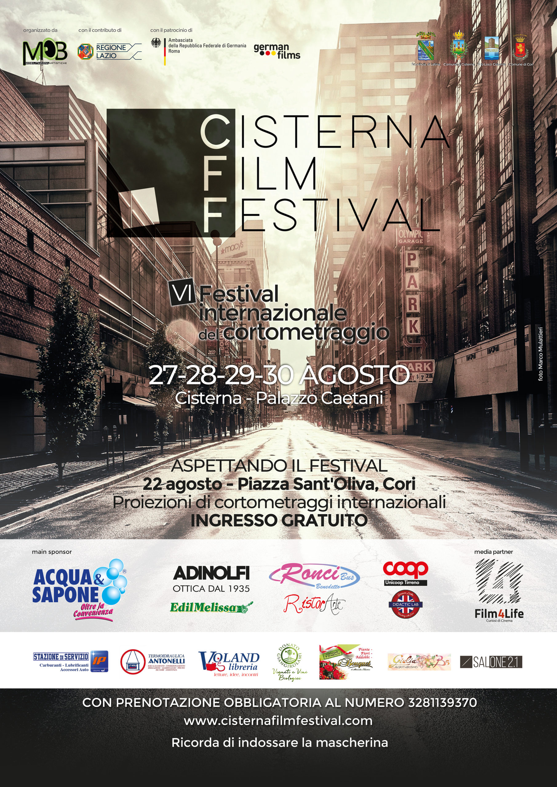 Cisterna Film Festival 2020 - Locandina